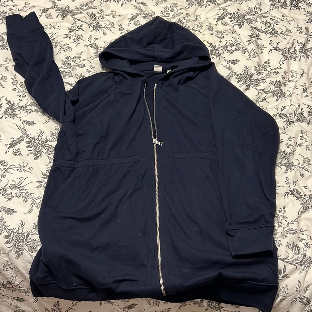 Gap maternity zip up hoodie